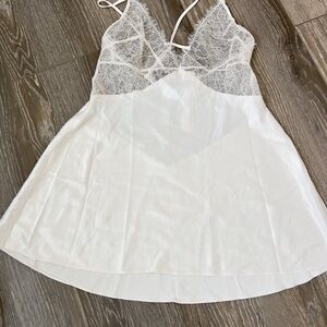 Victoria's Secret White Lace Slip